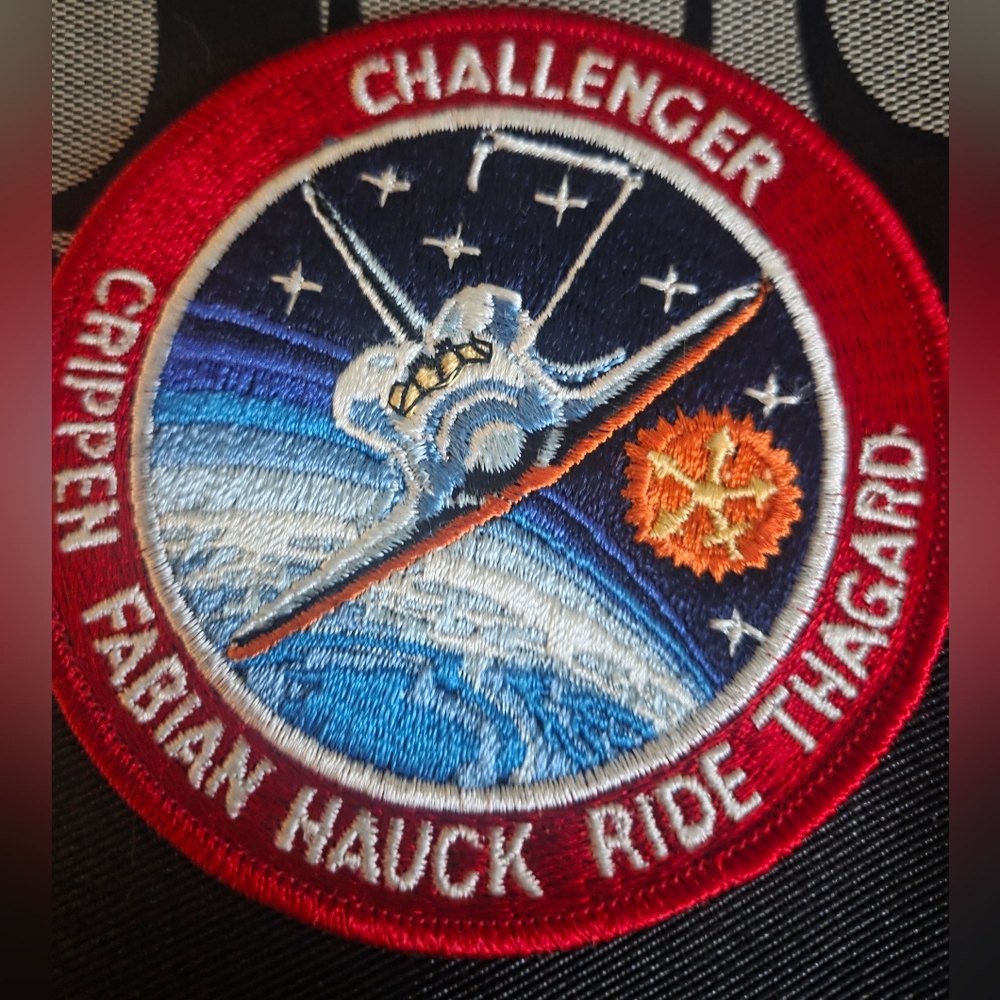 Bundle Of 2 Challenger Space Shuttle Embroidered Patches